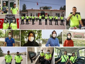 Trafik polislerinden 19 Mayıs'a özel videolu kutlama