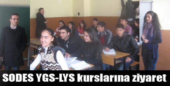 Kaymakam Gürsoy’dan SODES YGS-LYS kurslarına ziyaret