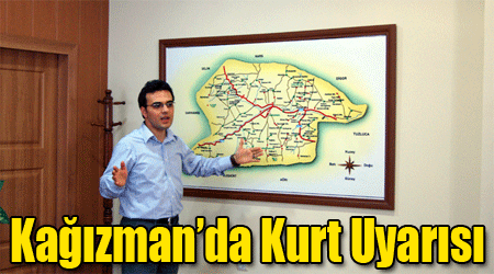 Kağızman'da Kurt Uyarısı