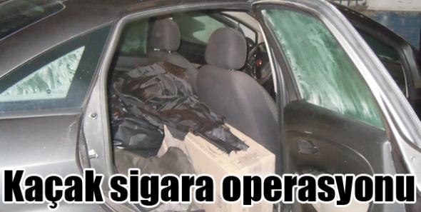 Kars’ta kaçak sigara operasyonu