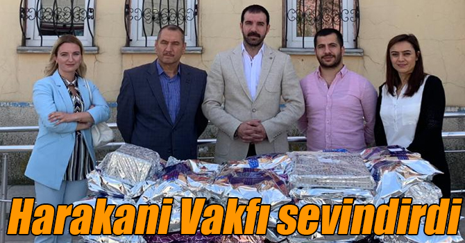 Harakani Vakfı sevindirdi