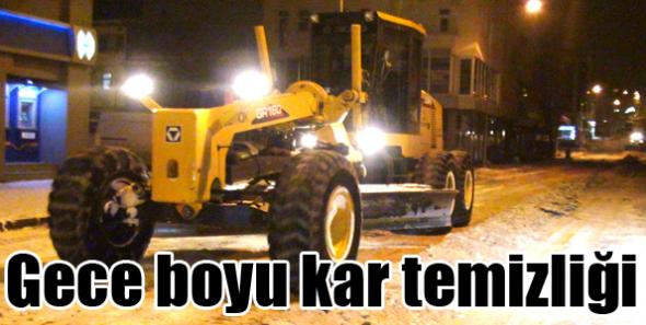 Kar Temizliği Devam Ediyor