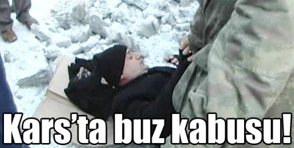 Kars’ta buz kabusu!