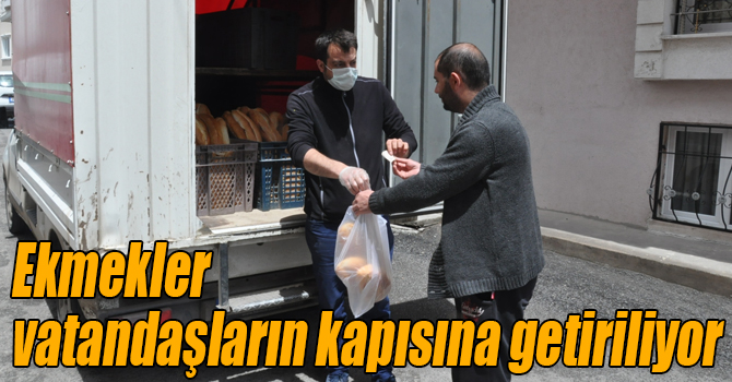 Kars’ta ekmekler vatandaşların kapısına getiriliyor