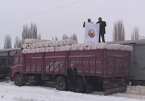 İthal Saman trenle Kars’a ulaştı
