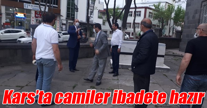 Kars’ta camiler ibadete hazır