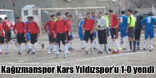 Kağızmanspor Kars Yıldızspor’u 1-0 yendi