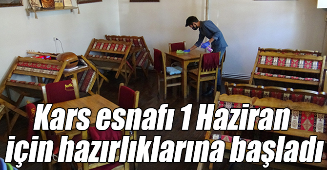 Kars esnafı 1 Haziran için hazırlıklarına başladı