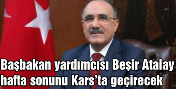 Beşir Atalay, hafta sonunu Kars’ta geçirecek