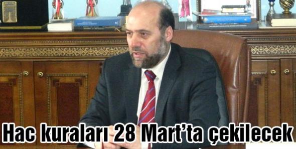 Hac kuraları 28 Mart’ta çekilecek