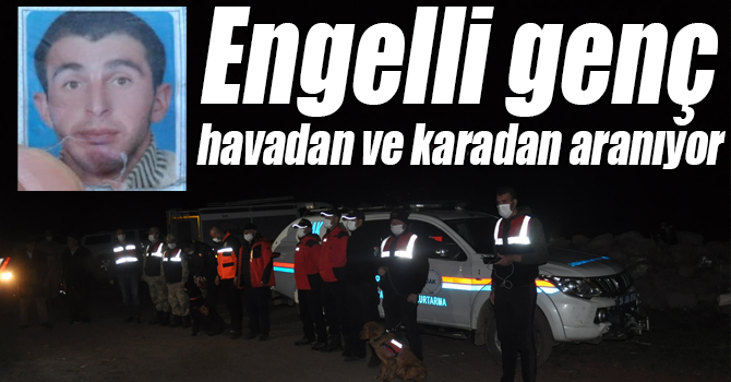 Kars’ta kaybolan engelli genci arama çalışması sürüyor