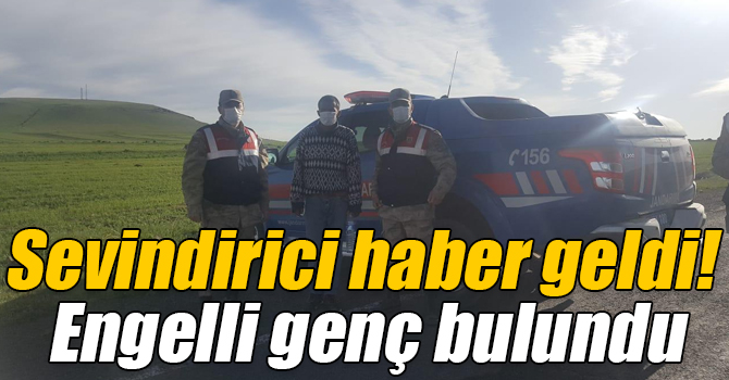 Sevindirici haber geldi! Engelli genç bulundu