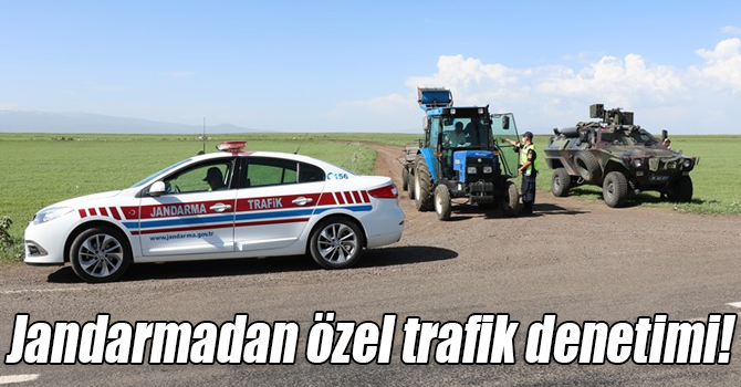 Jandarmadan özel trafik denetimi!