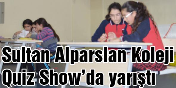 Sultan Alparslan Koleji Quiz Show’da yarıştı