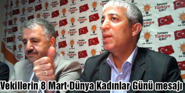 Vekillerin 8 Mart Dünya Kadınlar Günü mesajı