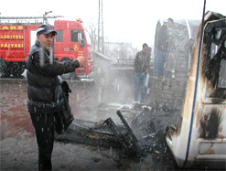 Bekçinin çay sefası yarım kaldı