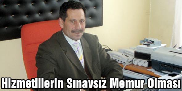 Hizmetlilerin Sınavsız Memur Olması