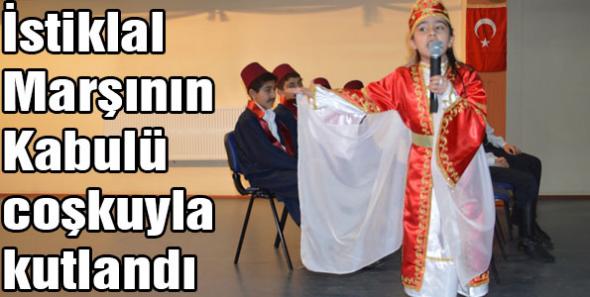 İstiklal Marşının Kabulü coşkuyla kutlandı