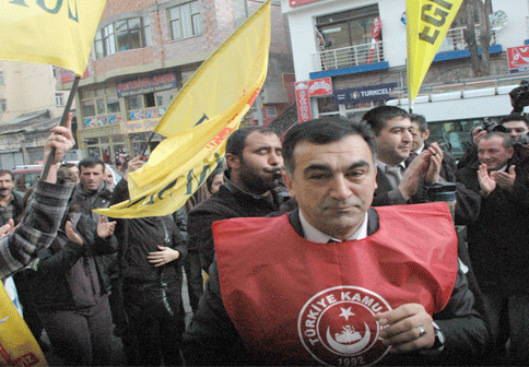 Kars'ta PTT Protestosu