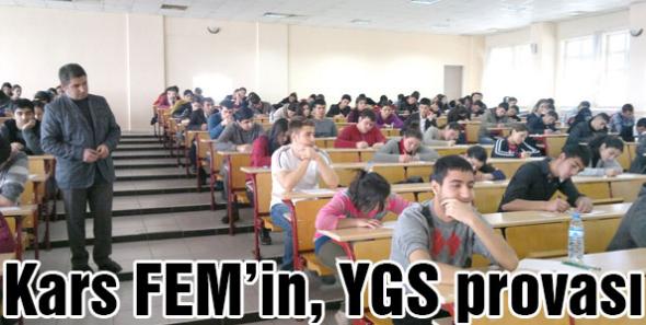Kars FEM, YGS provasını Kafkas Üniversitesinde yaptı