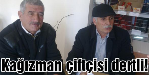 Kağızman çiftçisi dertli!