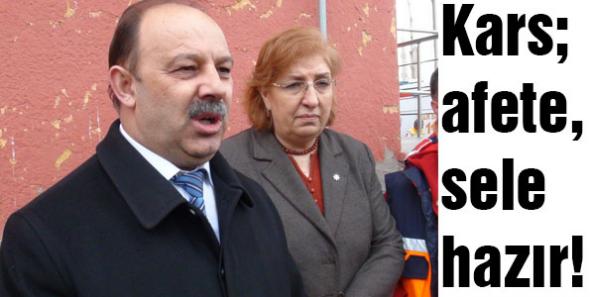 Kars; afete, sele hazır!