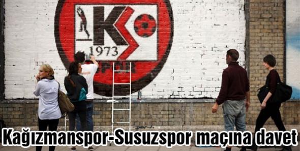 Kağızmanspor-Susuzspor maçına davet