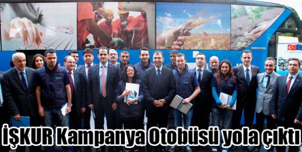 İŞKUR Kampanya Otobüsü yola çıktı