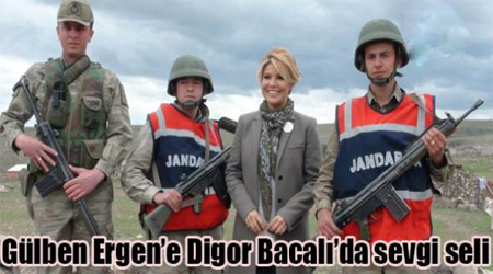 Gülben Ergen’e Digor Bacalı’da sevgi seli