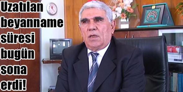 Uzatılan beyanname süresi bu gün sona erdi!