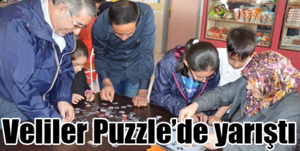 Veliler Puzzle yarışmasında yarıştı