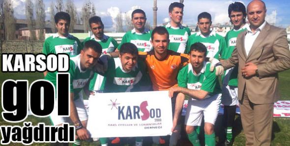 KARSOD gol olup yağdı