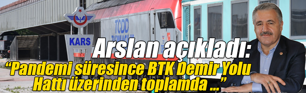 Bakü-Tiflis-Kars Demir Yolu Hattı "Kovid-19 süreci"nde Türkiye'nin dışa açılan ticaret yolu oldu