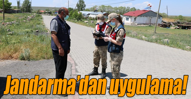 Kars Jandarma’dan huzur güven uygulaması