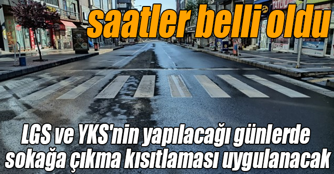 İçişleri Bakanlığı 81 il valiliğine “LGS ve YKS Tedbirleri” konulu genelge gönderdi