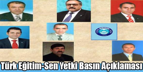 Türk Eğitim-Sen Yetki Basın Açıklaması