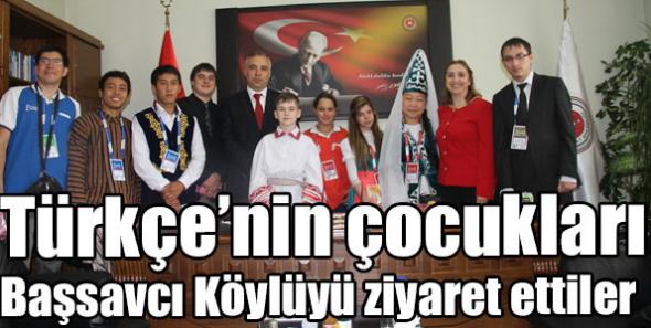 Türkçe’nin çocukları Başsavcı Köylüyü ziyaret ettiler