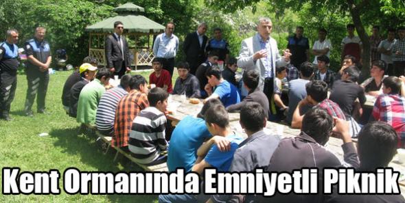 Kent Ormanında Emniyetli Piknik
