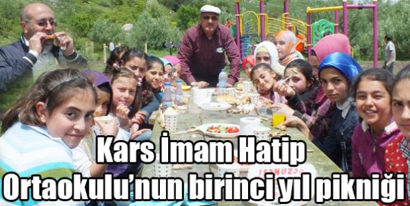 Kars İmam Hatip Ortaokulu’nun birinci yıl pikniği