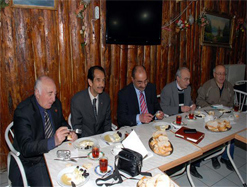 Caferilerinin Dini Lideri Seyyid Ahmet Erdem, gazetecilerle bir araya geldi