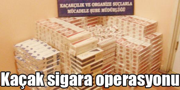 Kaçak sigara operasyonu