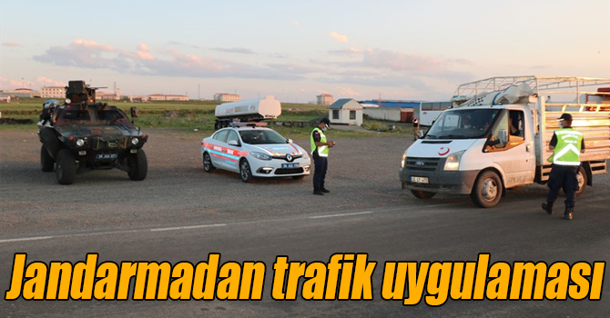 Jandarmadan trafik uygulaması