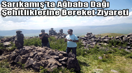 Sarıkamış'ta Ağbaba Dağı Şehitliklerine Bereket Ziyareti