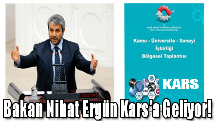 Bakan Nihat Ergün '2013'e 10 Kala' ile Kars'ta