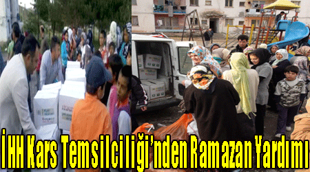 İHH Kars Temsilciliği’nden Ramazan Yardımı