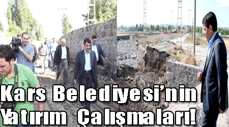 Kars Belediyesi'nin Yatırım Çalışmaları!