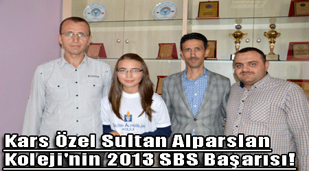 Kars Özel Sultan Alparslan Koleji'nin 2013 SBS Başarısı!