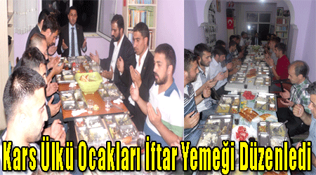Kars Ülkü Ocakları İftar Yemeği Düzenledi
