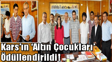 Kars'ın 'Altın Çocukları' Ödüllendirildi!