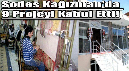 SODES Kağızman'ın 9 Projesini Kabul Etti